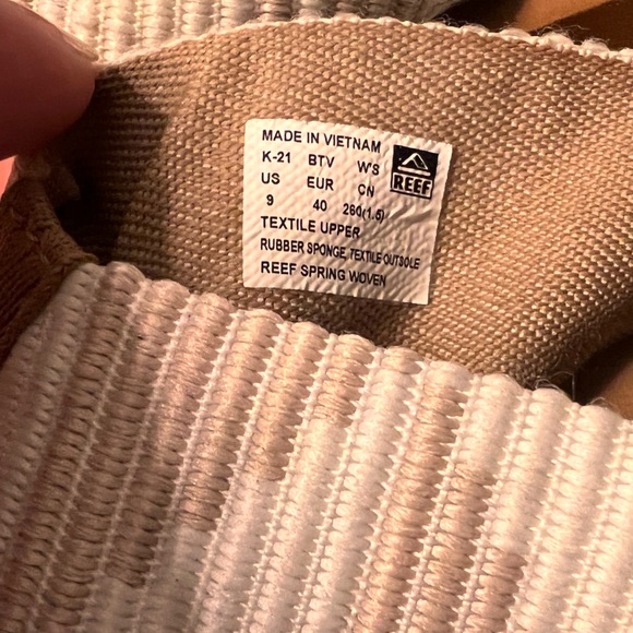 Like New Reef Womens Spring Woven Flip Flops Sandal US Size 9 - Picture 5 of 5